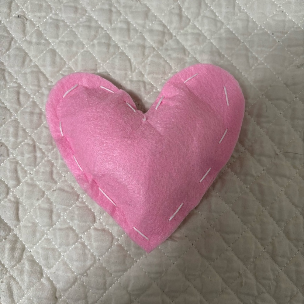 FREE IF BUNDLED Handmade heart plush